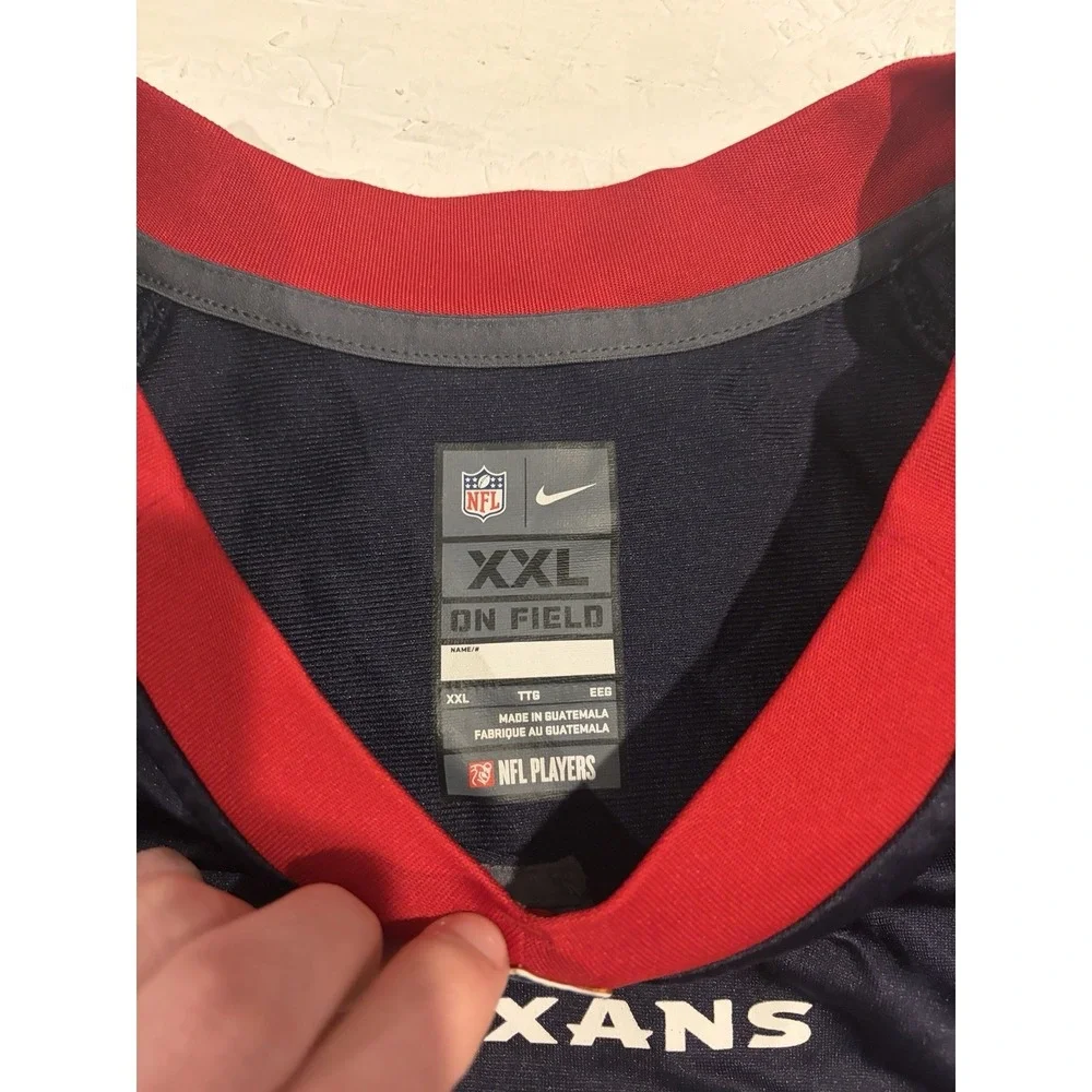 Nike NFL On Field Jersey Men's 2XL Blue #4 Texans Watson‎ Sport Football